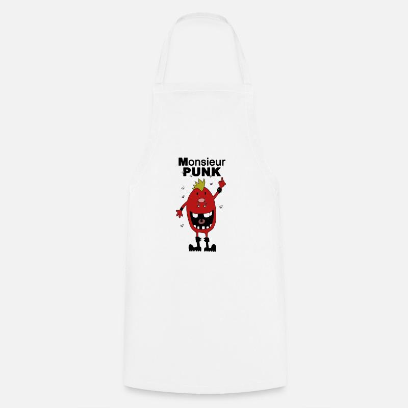 Mr. punk - Cooking Apron - white