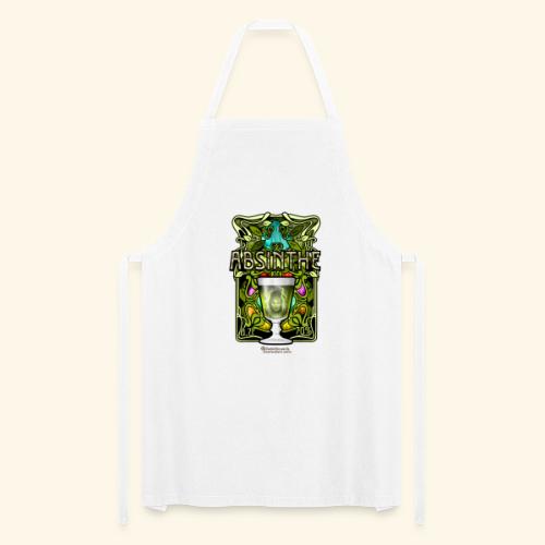 Absinthe T-Shirt Design Tiffanyglas Grüne Fee - Kochschürze
