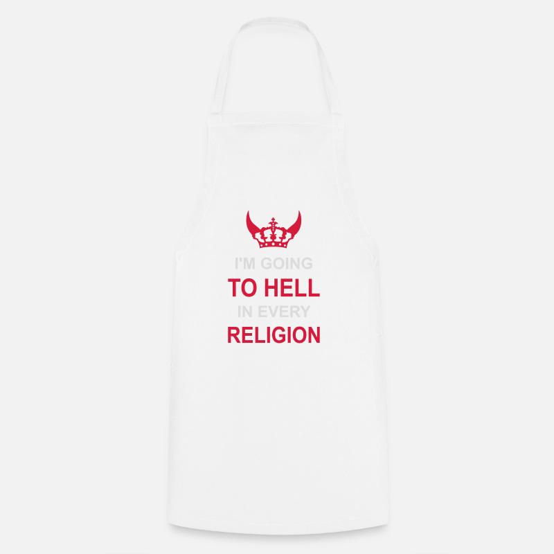 im going to hell - Kochschürze - Weiß