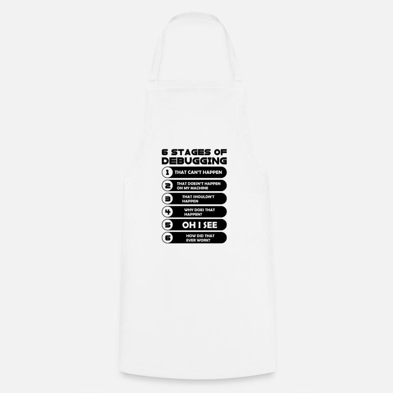 Programming - Cooking Apron - white