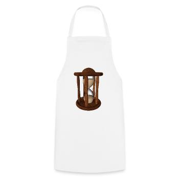 Sablier - Tablier de cuisine - blanc - Devant - AI Model Male 185 dark (185cm)