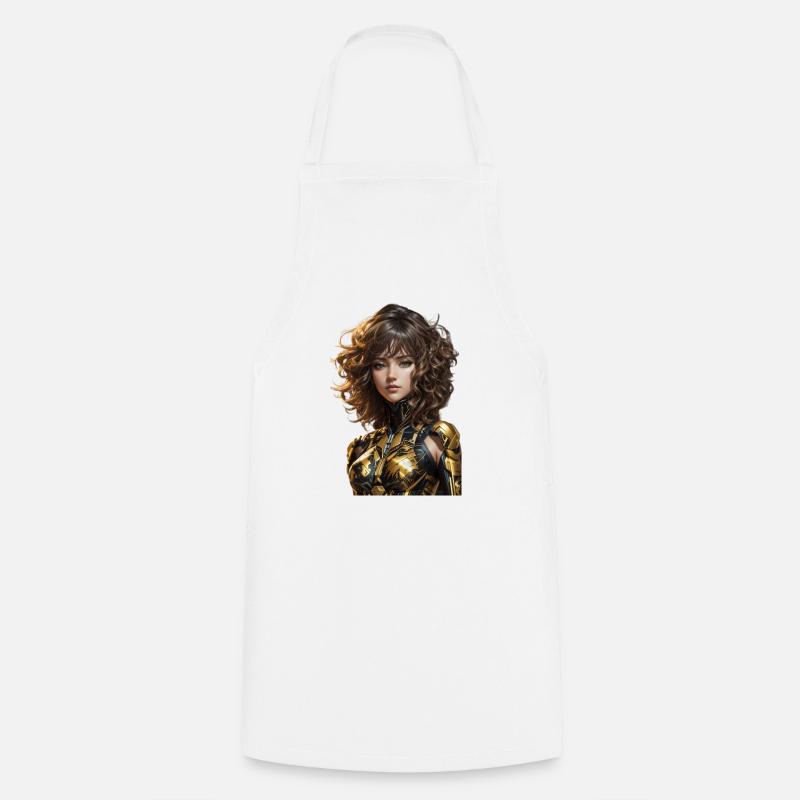 Anime - Cooking Apron - white