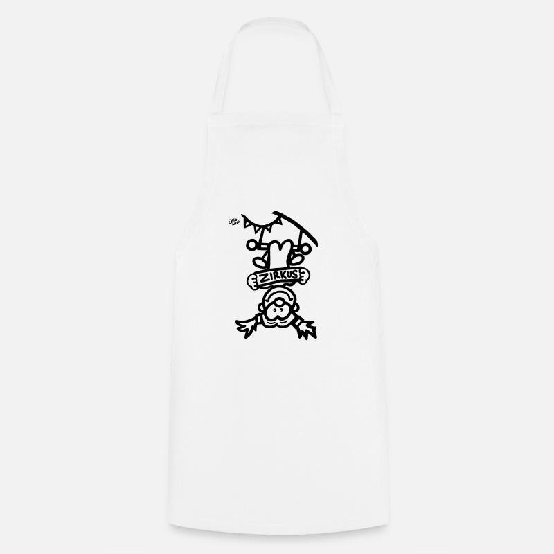Cirque - Tablier de cuisine - blanc