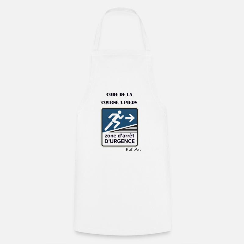 ZONE URGENCE - Tablier de cuisine - blanc