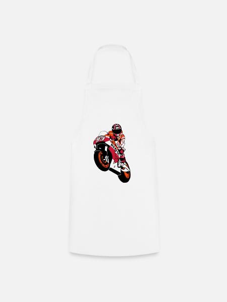 MotoGP - Motorsport - Motorrad - Kochschürze - Weiß