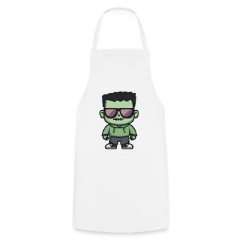 Zombie Halloween Cool - Tablier de cuisine - blanc - Devant - AI Model Male 185 dark (185cm)