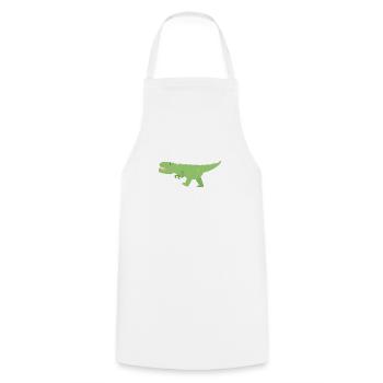 dino - Cooking Apron - white - Front - AI Model Male 185 dark (185cm)