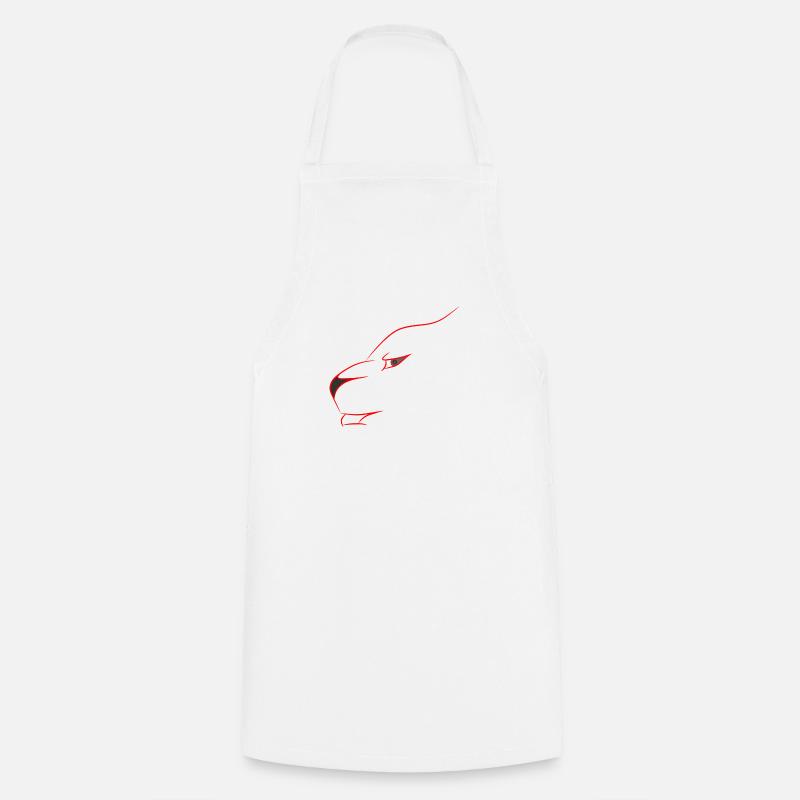 Leo Bitcoin à l'esprit - Tablier de cuisine - blanc
