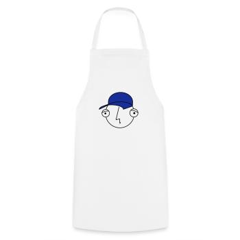 Lame-o - Cooking Apron - white - Front - AI Model Male 185 dark (185cm)