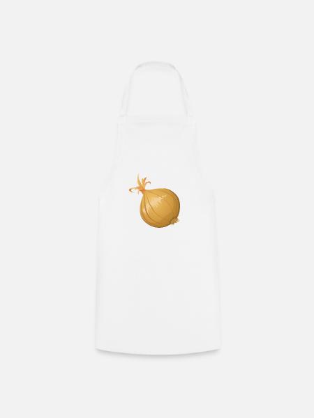 zwiebeln onion halloween gemuese vegetables34 - Kochschürze - Weiß