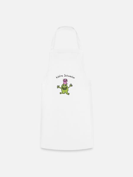 Kleine Schwester - Kochschürze - Weiß