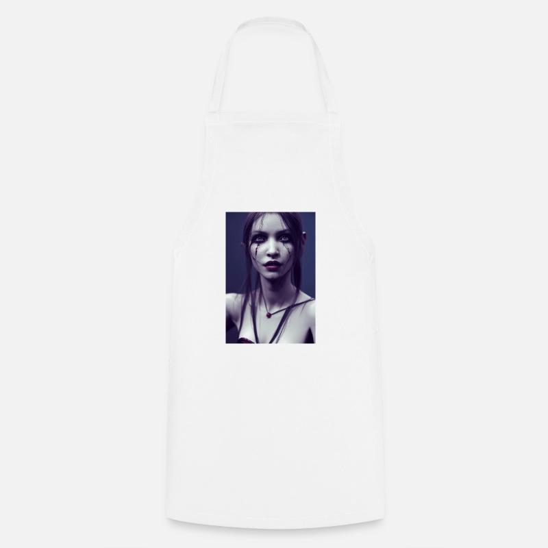 Web Vampire - Tablier de cuisine - blanc