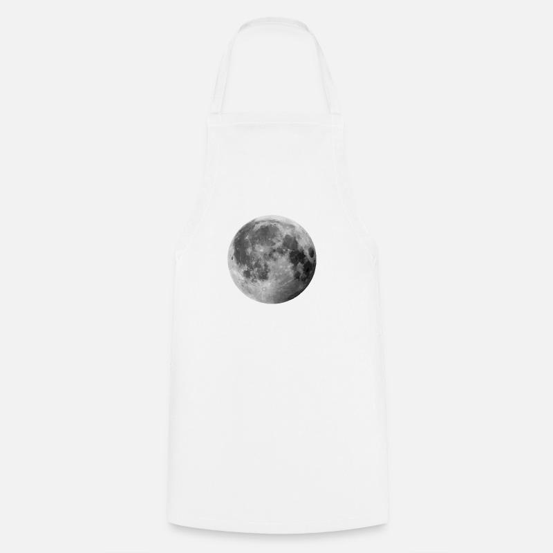 Moon - Cooking Apron - white