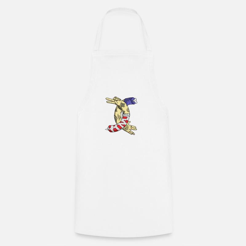 Illustration Tatoo - Cooking Apron - white