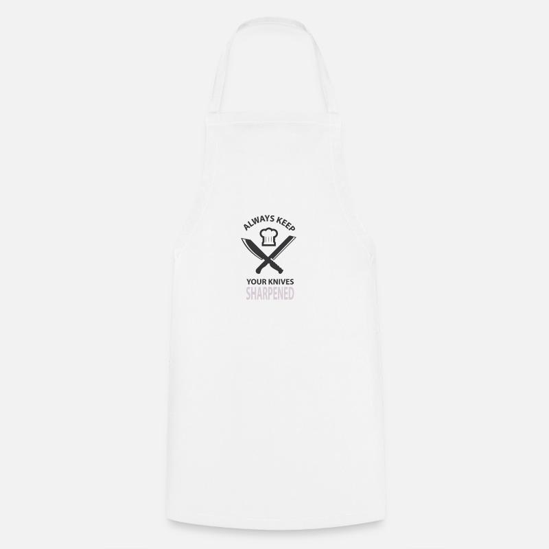 Chef Cook Chef Kitchen Chef Souschef Dish Washer - Cooking Apron - white