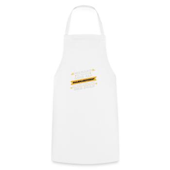 Pharmareferent Beruf Geschenk - Kochschürze - Weiß - Vorne - AI Model Male 185 dark (185cm)