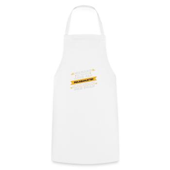 Praxisanleiter Beruf Geschenk - Kochschürze - Weiß - Vorne - AI Model Male 185 dark (185cm)