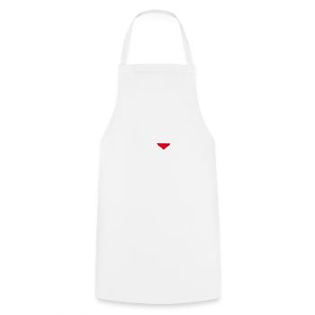 Poland Flag Heartbeat Gift - Cooking Apron - white - Front - AI Model Male 185 dark (185cm)
