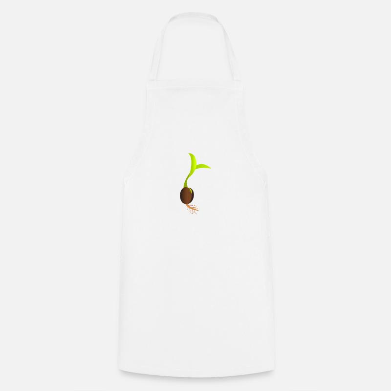 seedling - Cooking Apron - white