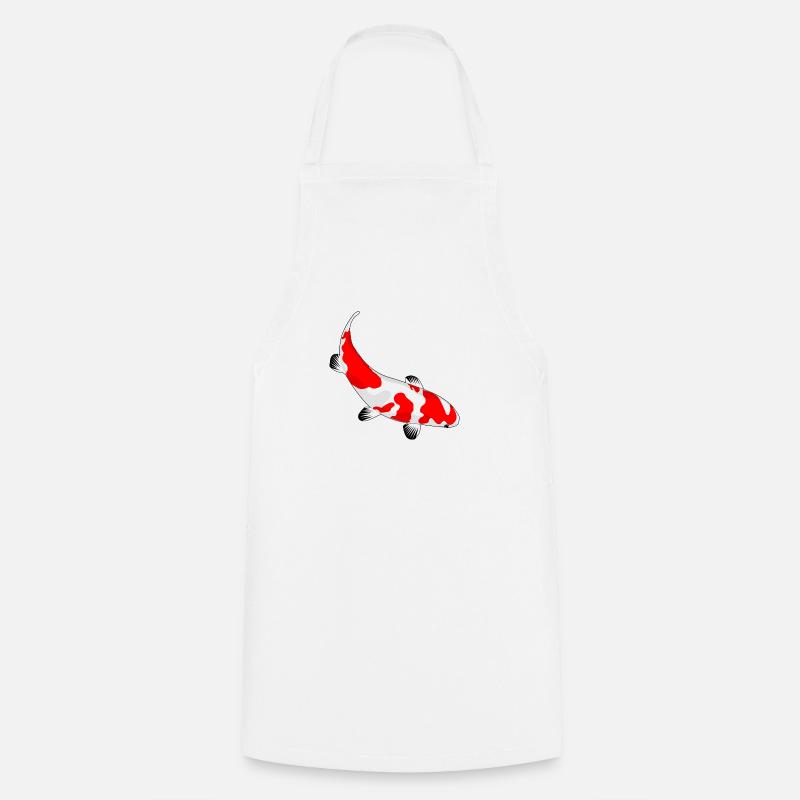 Koi - Cooking Apron - white