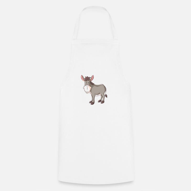baudet - Tablier de cuisine - blanc