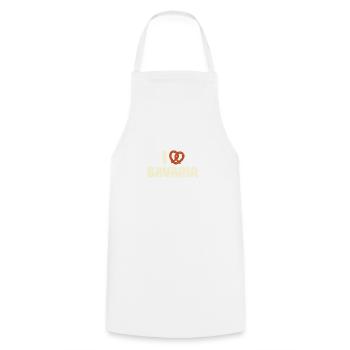 J'aime Bavière - Tablier de cuisine - blanc - Devant - AI Model Male 185 dark (185cm)
