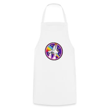 rocket - Cooking Apron - white - Front - AI Model Male 185 dark (185cm)