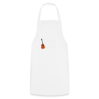 Guitare cadeau groupe de musique instrument en bois - Tablier de cuisine - blanc - Devant - AI Model Male 185 dark (185cm)