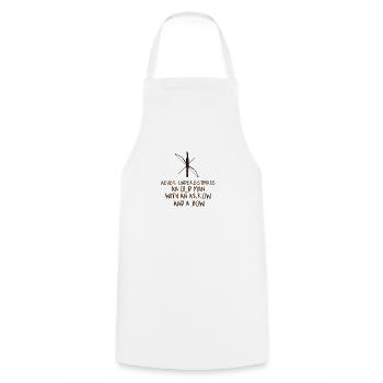Archery Archer Hobby Gift Arrow - Cooking Apron - white - Front - AI Model Male 185 dark (185cm)