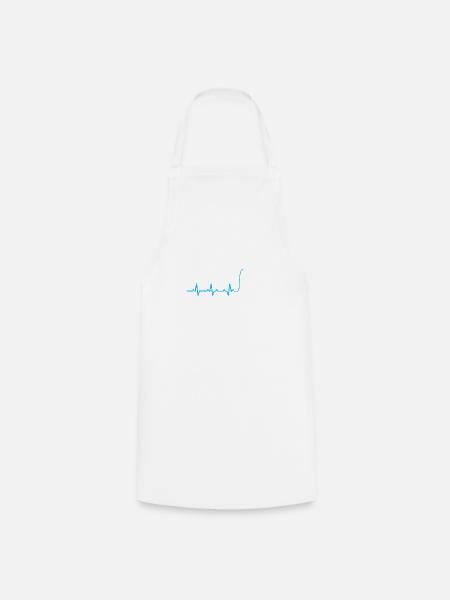 Heartbeats Love Rap Artist T-shirt - Kochschürze - Weiß
