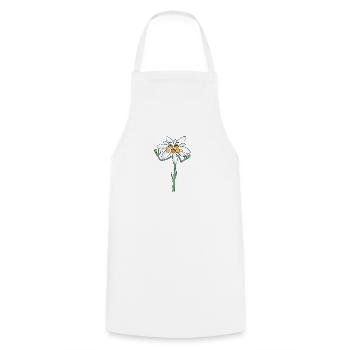 edelweiss - Tablier de cuisine - blanc - Devant - AI Model Male 185 dark (185cm)