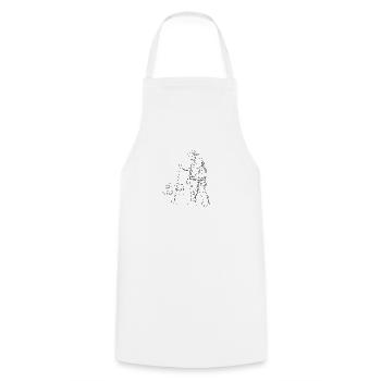 gr20 - Tablier de cuisine - blanc - Devant - AI Model Male 185 dark (185cm)