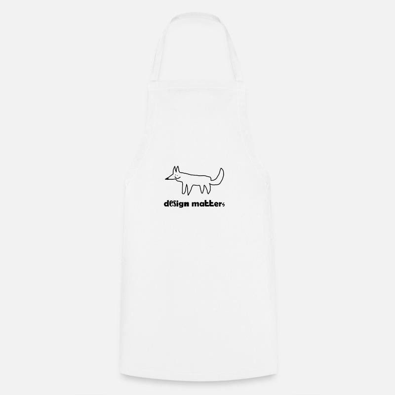 design matters - Cooking Apron - white