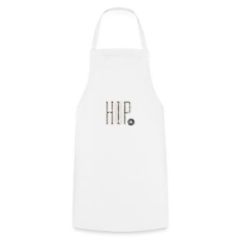 hip hop - Tablier de cuisine - blanc - Devant - AI Model Male 185 dark (185cm)