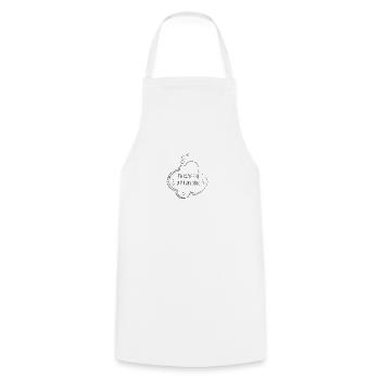 Je serais plutôt avec mon chien! - Tablier de cuisine - blanc - Devant - AI Model Male 185 dark (185cm)