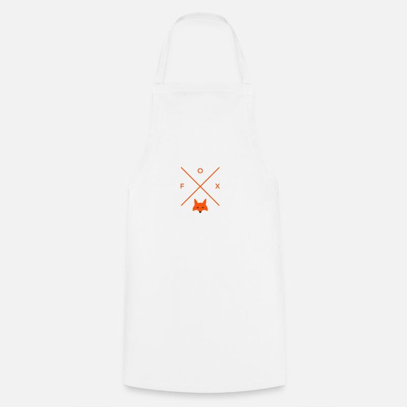 Fuchs fox Tier wild Geschenk idee - Kochschürze - Weiß