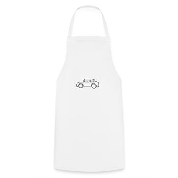 voiture - Tablier de cuisine - blanc - Devant - AI Model Male 185 dark (185cm)