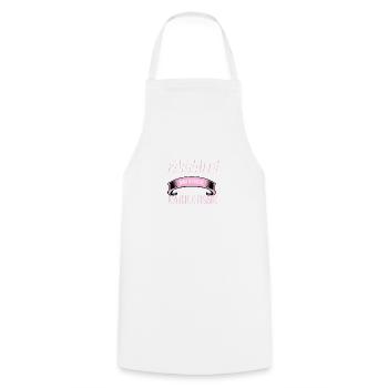 l athletisme cadeau humour - Tablier de cuisine - blanc - Devant - AI Model Male 185 dark (185cm)