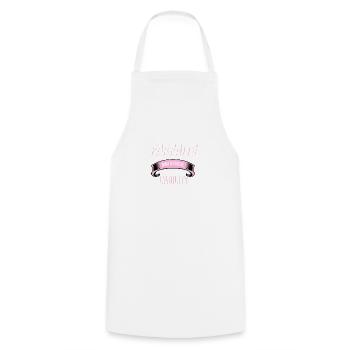 l agility cadeau humour - Tablier de cuisine - blanc - Devant - AI Model Male 185 dark (185cm)