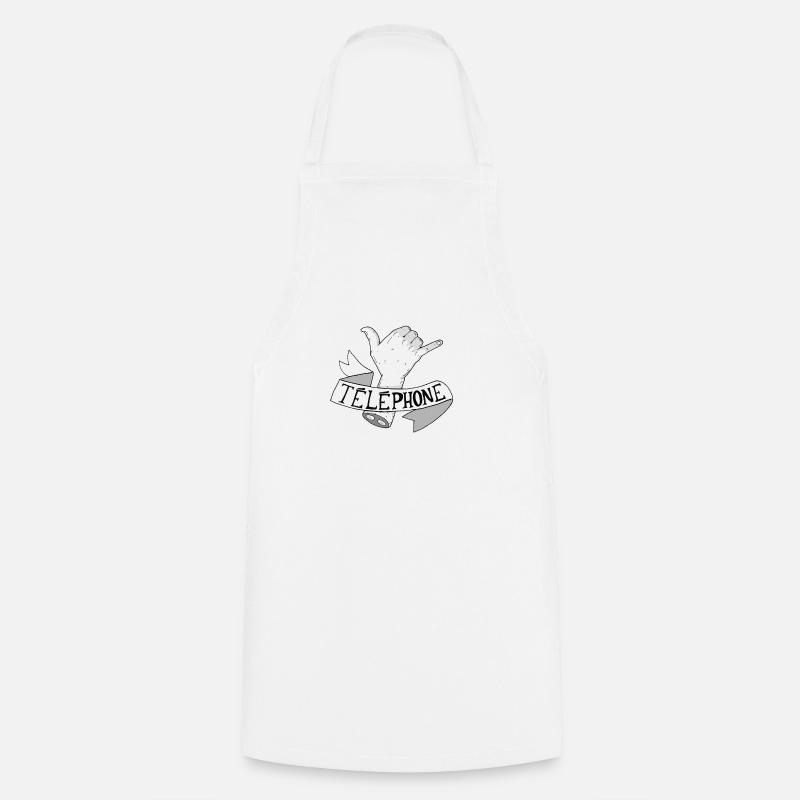 Rough Translation # 4 - Cooking Apron - white