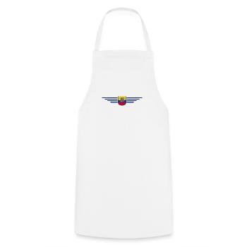 Ecuador Fans T-Shirt Design - Kochschürze - Weiß - Vorne - AI Model Male 185 dark (185cm)