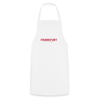T-shirt Francfort – Skyline Love - Tablier de cuisine - blanc - Devant - AI Model Male 185 dark (185cm)