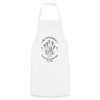 Conception du devis d’OSCAR WILDE - Tablier de cuisine - blanc - Devant - AI Model Male 185 dark (185cm)