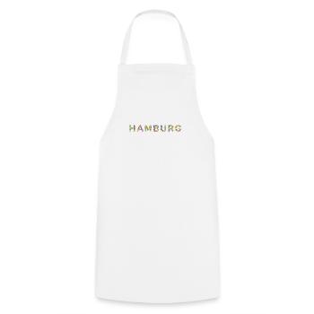Hamburg T-Shirt – Hafenstadt-Style - Kochschürze - Weiß - Vorne - AI Model Male 185 dark (185cm)