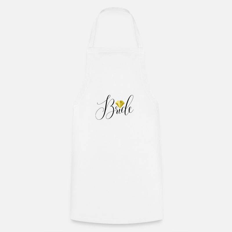 BRIDE - Cooking Apron - white