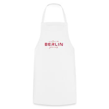 Berlin Deutschland Fan Flagge Design T Shirt - Kochschürze - Weiß - Vorne - AI Model Male 185 dark (185cm)