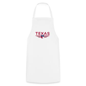 Texas Fan T-Shirt – Lone Star Style - Kochschürze - Weiß - Vorne - AI Model Male 185 dark (185cm)