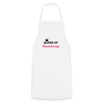 Physiotherapy Physio Krankengymnast Kiné Doctor - Cooking Apron - white - Front - AI Model Male 185 dark (185cm)