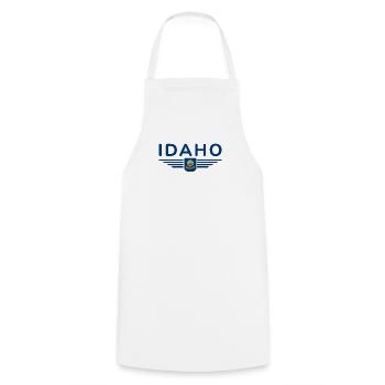 Idaho Fan T-Shirt – Nature & Adventure - Tablier de cuisine - blanc - Devant - AI Model Male 185 dark (185cm)