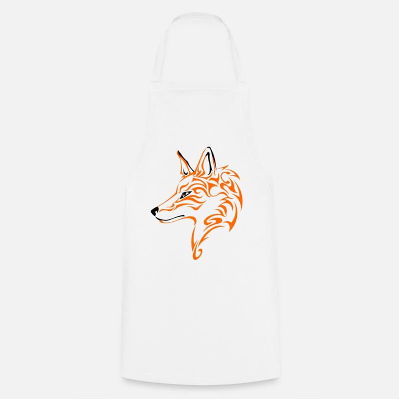 Renard - Tablier de cuisine - blanc
